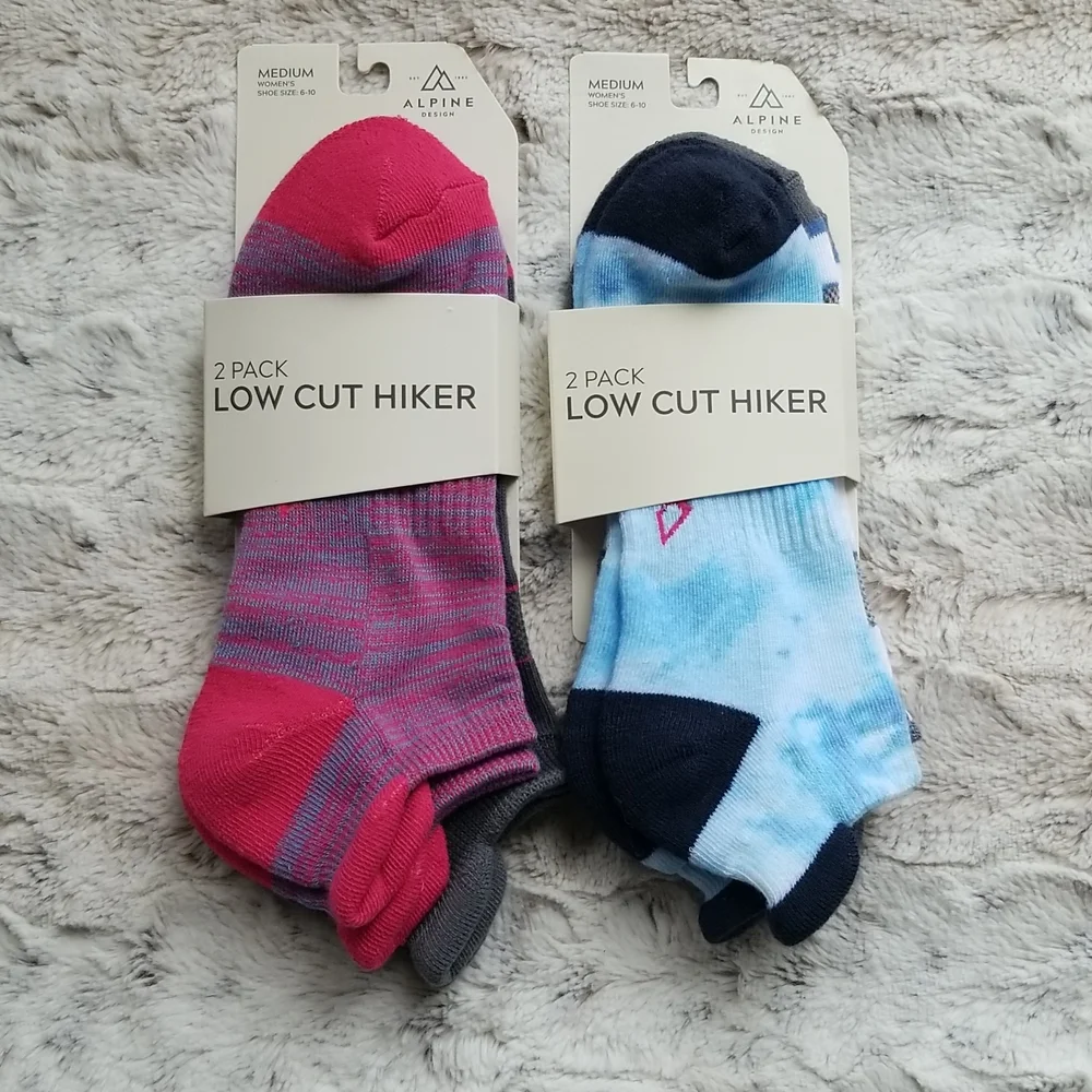 4 Pairs Alpine Design Explorer Low Cut Tab Socks
